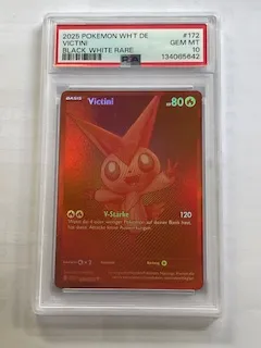 PSA 10 Victini #172 Pokemon White Flare. germany