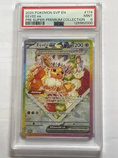 PSA 9 Eevee ex #174 Pokemon promo