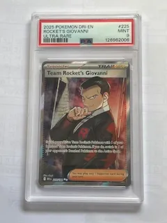 PSA 9 Team Rocket's Giovanni #225 Pokemon Destined Rivals