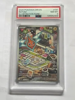 PSA 8 Rotom #197 Pokemon Destined Rivals