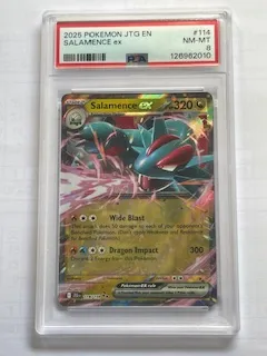 PSA 8 Salamence ex #114 Pokemon Journey Together