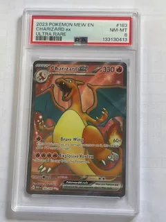 PSA 8 Charizard ex #183 Pokemon Scarlet & Violet 151