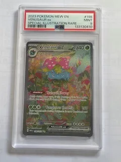 PSA  9 Venusaur ex #198 Pokemon Scarlet & Violet 151
